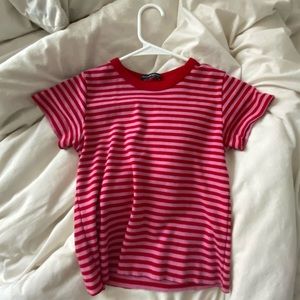 Brandy Melville Striped Crop Top